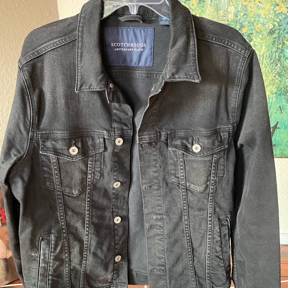Scotch and Soda black denim jacket